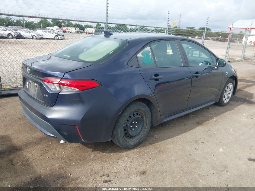 2021 Toyota Corolla VIN 5YFEPMAE4MP189654 IAAI salvage auction — ELECTRICAL, Salvage (Louisiana), sold $5,300 on 2026-07-06 (photo 4)