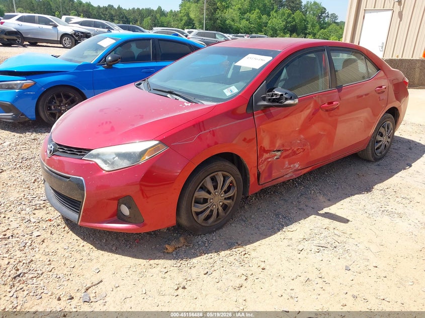 2016 Toyota Corolla VIN 5YFBURHE6GP428866 IAAI salvage auction — LEFT SIDE, Salvage (North Carolina), sold $2,250 on 2026-07-13 (photo 2)