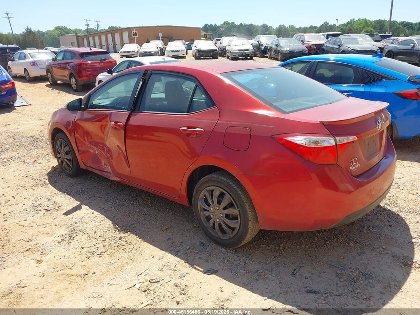 2016 Toyota Corolla VIN 5YFBURHE6GP428866 IAAI salvage auction — LEFT SIDE, Salvage (North Carolina), sold $2,250 on 2026-07-13 (photo 3)