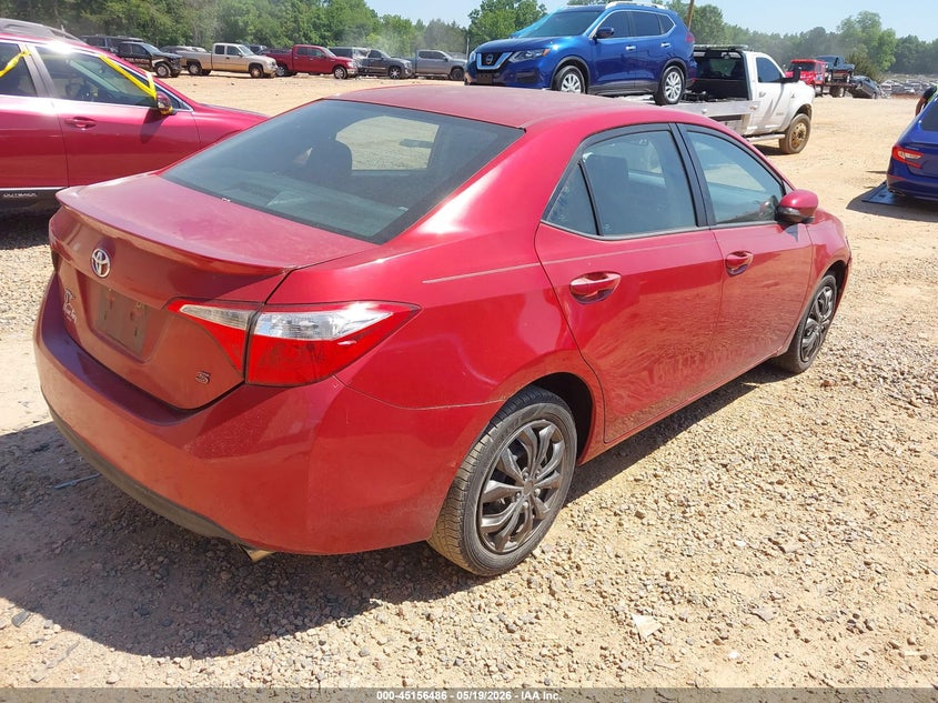 2016 Toyota Corolla VIN 5YFBURHE6GP428866 IAAI salvage auction — LEFT SIDE, Salvage (North Carolina), sold $2,250 on 2026-07-13 (photo 4)