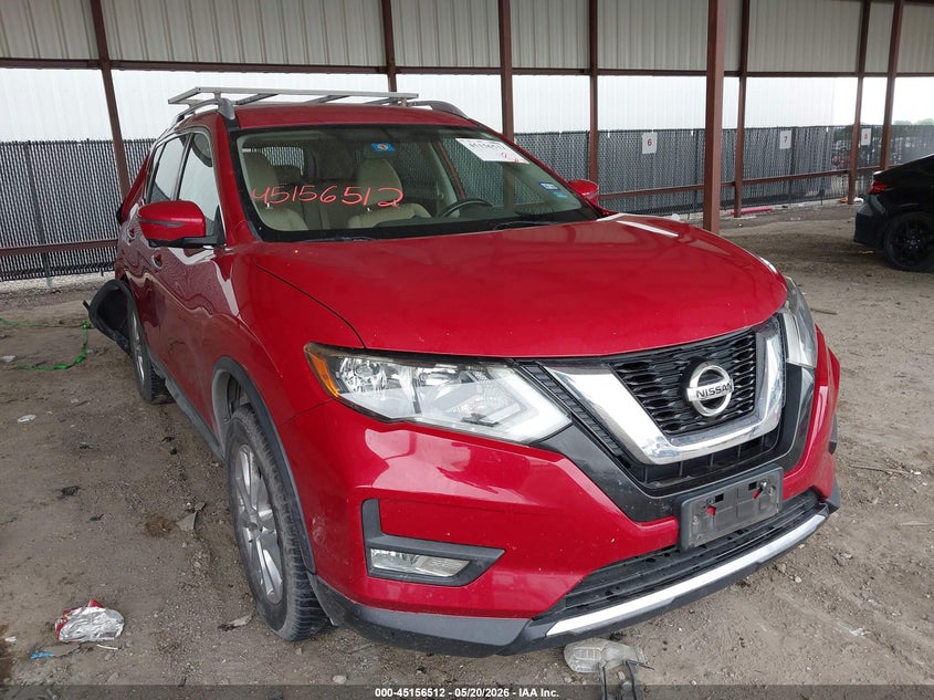 2017 Nissan Rogue VIN JN8AT2MT9HW394106 IAAI salvage auction — REAR END, Original (Texas), sold $1,850 on 2026-07-21 (photo 1)