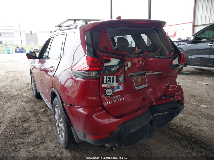 2017 Nissan Rogue VIN JN8AT2MT9HW394106 IAAI salvage auction — REAR END, Original (Texas), sold $1,850 on 2026-07-21 (photo 3)