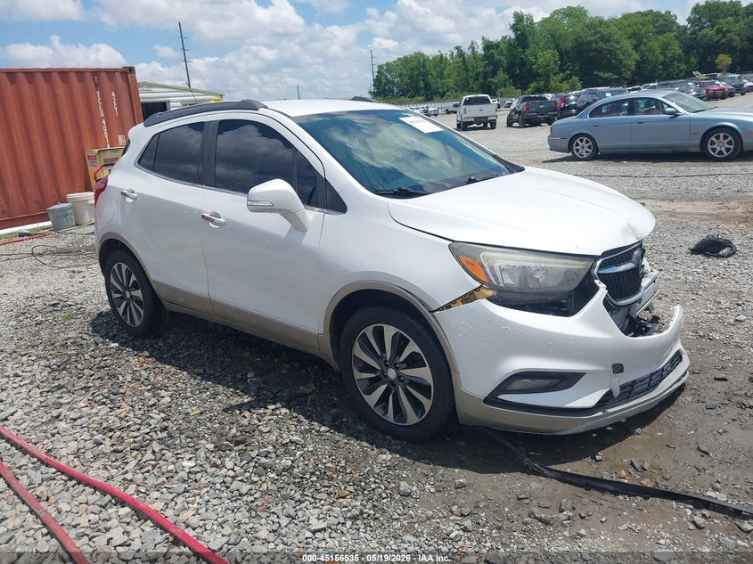 2018 Buick Encore VIN KL4CJBSB5JB534924 IAAI salvage auction — LEFT FRONT, Salvage (Georgia), sold $550 on 2026-07-20 (photo 1)