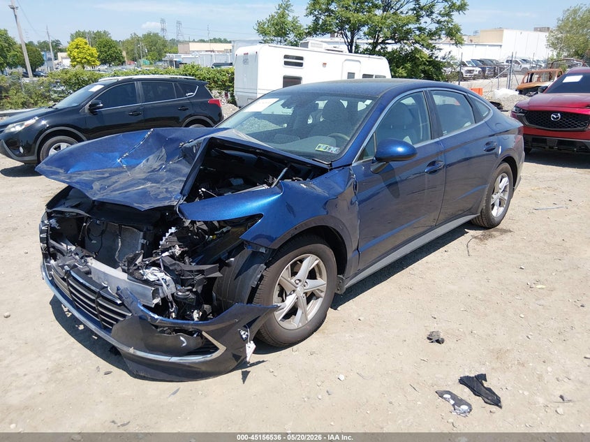 2021 Hyundai Sonata VIN 5NPEG4JAXMH075555 IAAI salvage auction — FRONT END, Salvage (Pennsylvania), sold $2,500 on 2026-07-31 (photo 2)