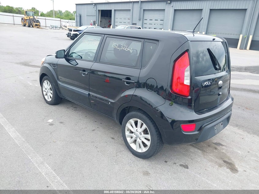 2013 Kia Soul VIN KNDJT2A63D7598320 IAAI salvage auction — ENGINE DAMAGE, Clear (Indiana), sold $175 on 2026-07-24 (photo 3)