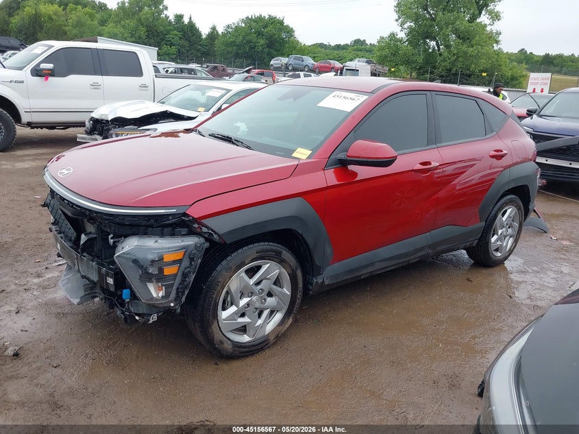 2024 Hyundai Kona VIN KM8HA3AB0RU071928 IAAI salvage auction — FRONT END, Salvage (Oklahoma), sold $2,900 on 2026-08-02 (photo 2)