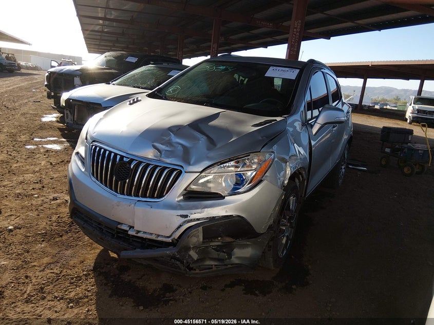 2016 Buick Encore VIN KL4CJ1SM7GB664658 IAAI salvage auction — LEFT FRONT, Salvage (Arizona), sold $500 on 2026-07-28 (photo 2)