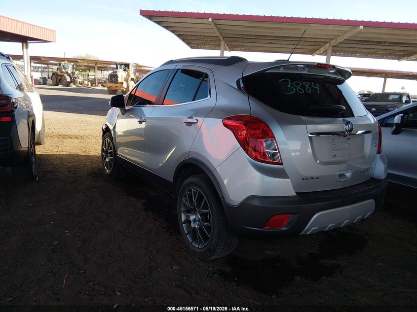 2016 Buick Encore VIN KL4CJ1SM7GB664658 IAAI salvage auction — LEFT FRONT, Salvage (Arizona), sold $500 on 2026-07-28 (photo 3)