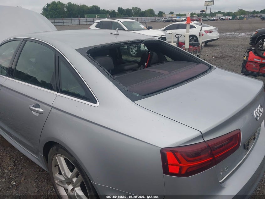 2016 Audi A6 VIN WAUGFAFC0GN012941 IAAI salvage auction — HAIL, Clear (Arkansas), sold $3,250 on 2026-07-22 (photo 6)