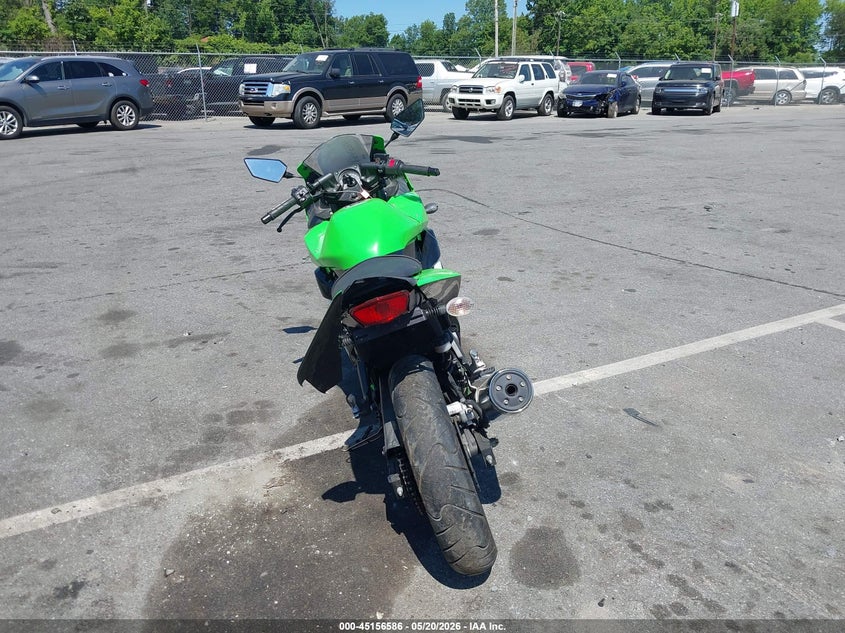 2009 Kawasaki Ex250 VIN JKAEXMJ169DA35547 IAAI salvage auction — LEFT & RIGHT, Salvage (North Carolina), sold $25 on 2026-07-21 (photo 6)