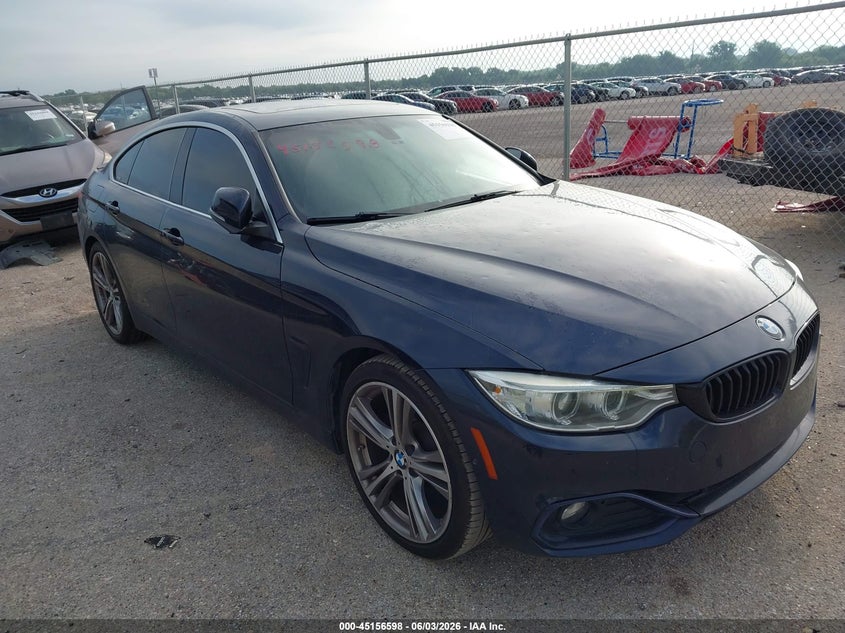 2017 BMW 4er VIN WBA4F7C38HG787875 IAAI salvage auction — HAIL, Original (Texas), sold $1,700 on 2026-07-28 (photo 1)
