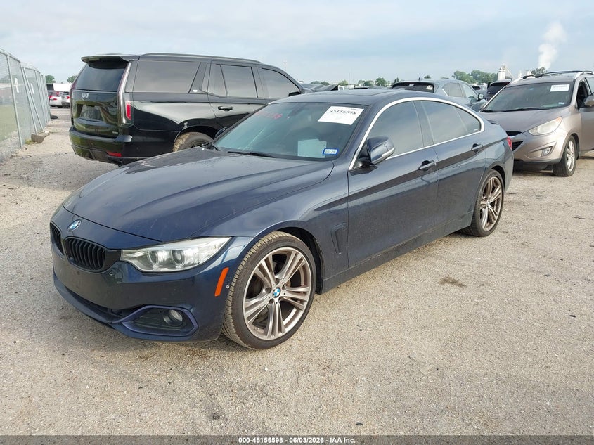 2017 BMW 4er VIN WBA4F7C38HG787875 IAAI salvage auction — HAIL, Original (Texas), sold $1,700 on 2026-07-28 (photo 2)