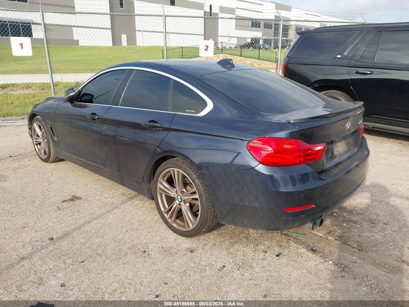 2017 BMW 4er VIN WBA4F7C38HG787875 IAAI salvage auction — HAIL, Original (Texas), sold $1,700 on 2026-07-28 (photo 3)