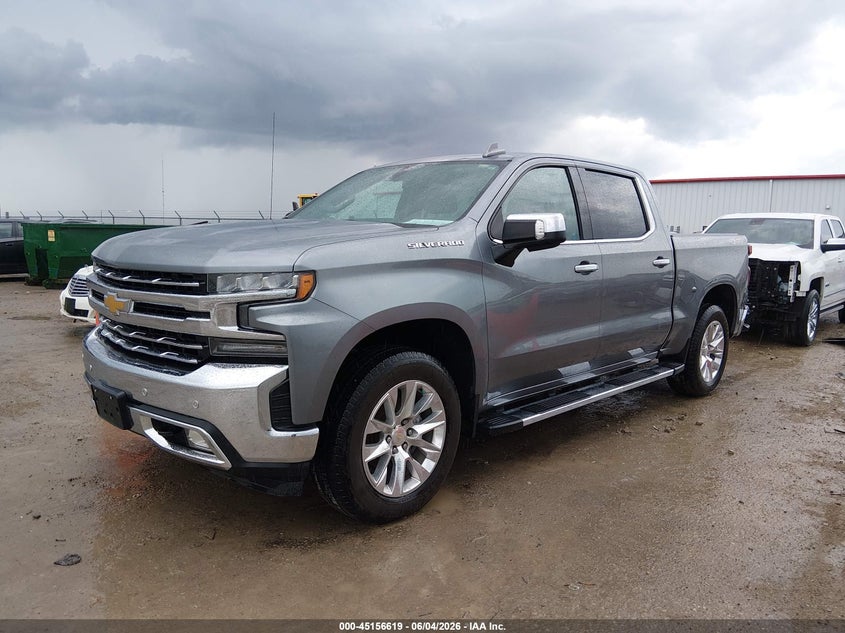 2020 Chevrolet Silverado VIN 3GCUYGEDXLG169327 IAAI salvage auction — HAIL, Salvage (Kansas), sold $13,400 on 2026-07-31 (photo 2)