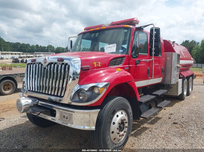 2010 International 7000-series VIN 1HTWHAZR7AJ209714 IAAI salvage auction — RIGHT REAR, Salvage (Minnesota), sold $18,000 on 2026-07-09 (photo 2)