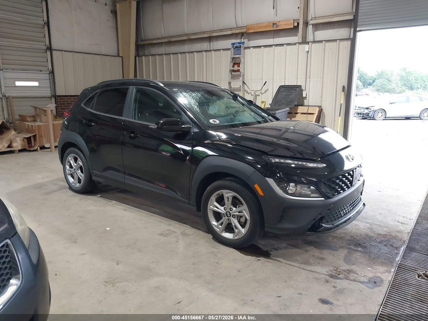 2023 Hyundai Kona VIN KM8K62AB7PU963480 IAAI salvage auction — LEFT FRONT, Salvage (North Carolina), sold $1,550 on 2026-07-30 (photo 1)