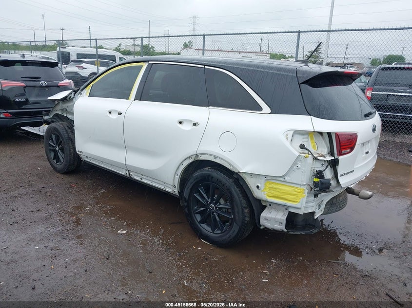 2019 Kia Sorento VIN 5XYPGDA38KG461230 IAAI salvage auction — LEFT SIDE, Salvage (Ohio), sold $1,600 on 2026-07-30 (photo 3)
