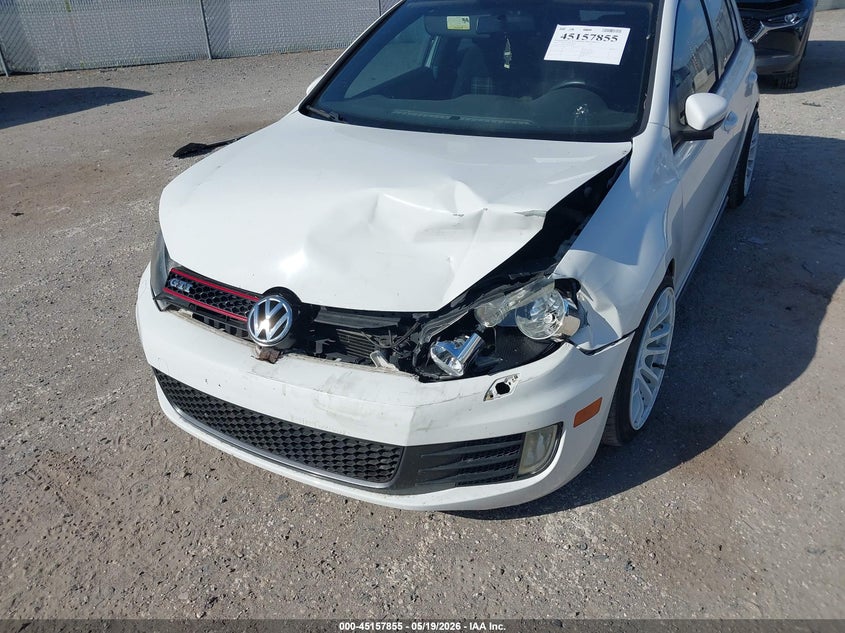 2014 Volkswagen Gti VIN WVWHD7AJ3EW008797 IAAI salvage auction — FRONT END, Rebuildable (Florida), sold $2,100 on 2026-07-18 (photo 6)