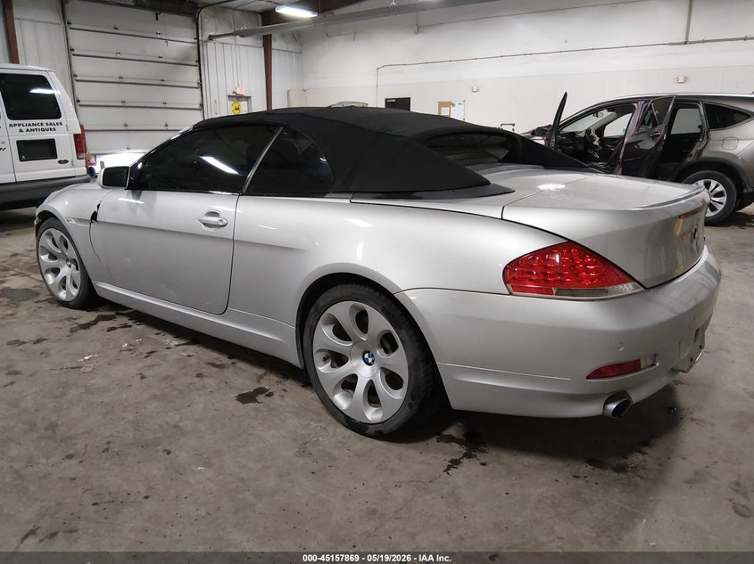 2007 BMW 6 series VIN WBAEK13567CN80521 IAAI salvage auction — LEFT FRONT, Salvage (Iowa), sold $475 on 2026-07-14 (photo 3)