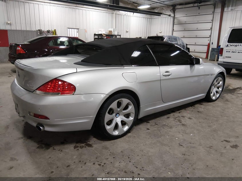 2007 BMW 6 series VIN WBAEK13567CN80521 IAAI salvage auction — LEFT FRONT, Salvage (Iowa), sold $475 on 2026-07-14 (photo 4)
