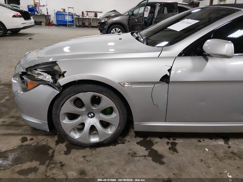 2007 BMW 6 series VIN WBAEK13567CN80521 IAAI salvage auction — LEFT FRONT, Salvage (Iowa), sold $475 on 2026-07-14 (photo 6)