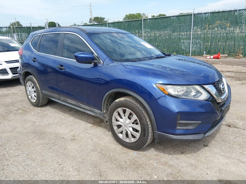 2017 Nissan Rogue VIN 5N1AT2MM7HC780623 IAAI salvage auction — HAIL, Salvage (Kansas), sold $2,800 on 2026-07-10 (photo 1)