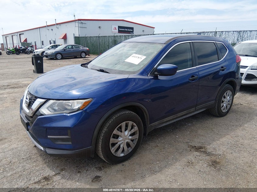 2017 Nissan Rogue VIN 5N1AT2MM7HC780623 IAAI salvage auction — HAIL, Salvage (Kansas), sold $2,800 on 2026-07-10 (photo 2)