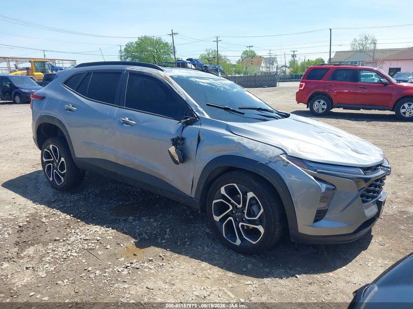 2024 Chevrolet Trax VIN KL77LJE21RC196240 IAAI salvage auction — ROLLOVER, Mv-907A (New York), sold $2,750 on 2026-07-22 (photo 1)