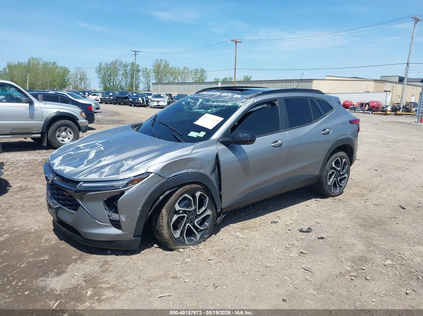 2024 Chevrolet Trax VIN KL77LJE21RC196240 IAAI salvage auction — ROLLOVER, Mv-907A (New York), sold $2,750 on 2026-07-22 (photo 2)