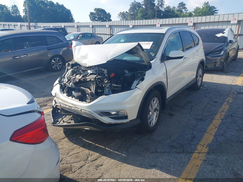 2016 Honda Cr-v VIN 5J6RM3H71GL021957 IAAI salvage auction — FRONT END, Salvage (Georgia), sold $3,150 on 2026-07-09 (photo 2)