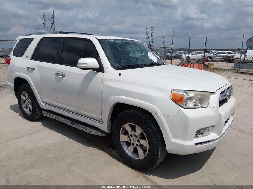 2013 Toyota 4runner VIN JTEZU5JR9D5053872 IAAI salvage auction — STORM DAMAGE, Original (Texas), sold $8,400 on 2026-07-14 (photo 1)