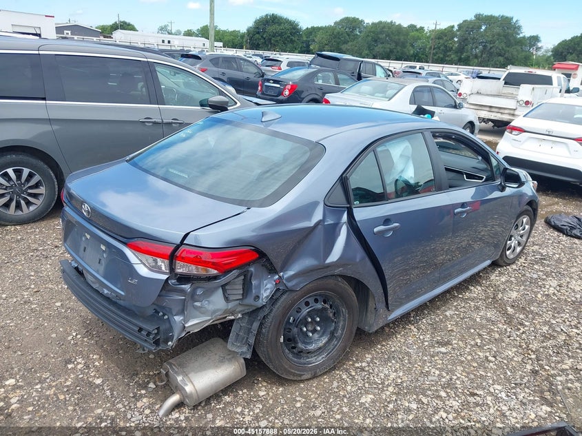 2025 Toyota Corolla VIN 5YFB4MDE3SP301901 IAAI salvage auction — RIGHT SIDE, Non-Repairable (Texas), sold $4,700 on 2026-07-07 (photo 4)