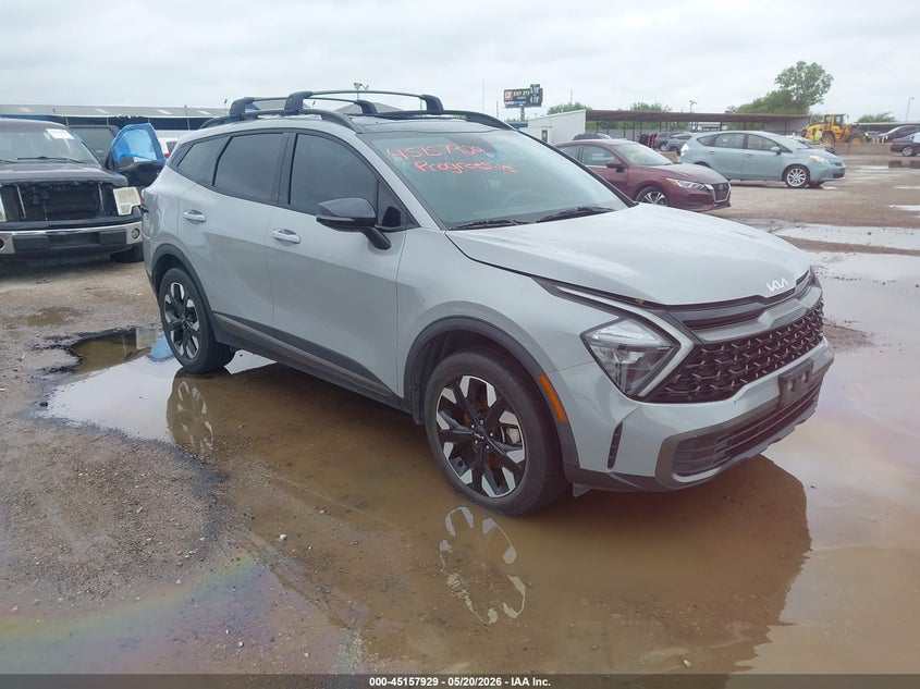 2023 Kia Sportage VIN 5XYK6CAF3PG093631 IAAI salvage auction — HAIL, Original (Texas), sold $25 on 2026-07-29 (photo 1)