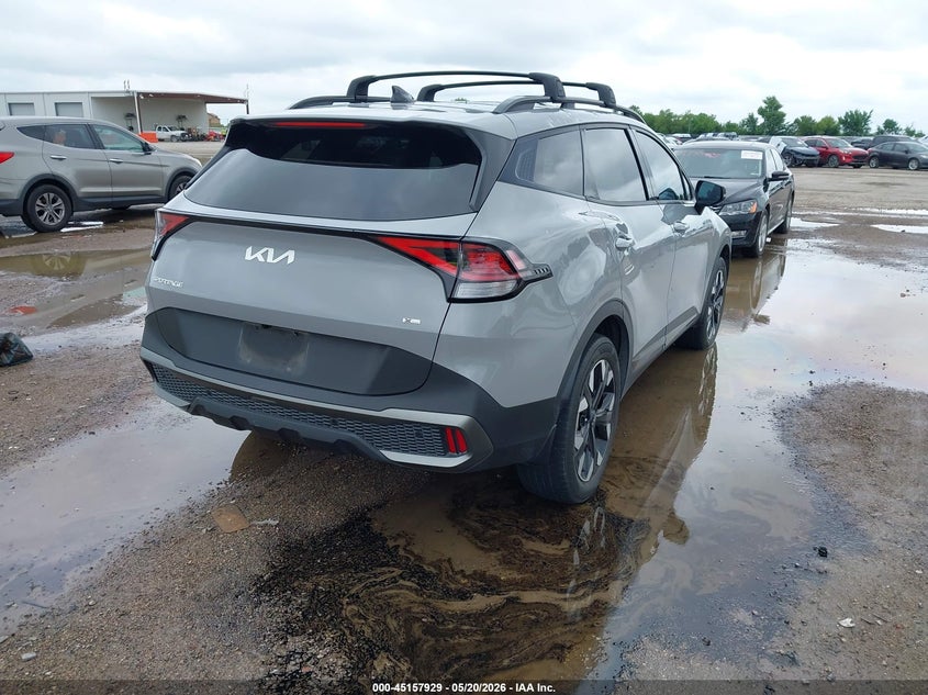 2023 Kia Sportage VIN 5XYK6CAF3PG093631 IAAI salvage auction — HAIL, Original (Texas), sold $25 on 2026-07-29 (photo 4)