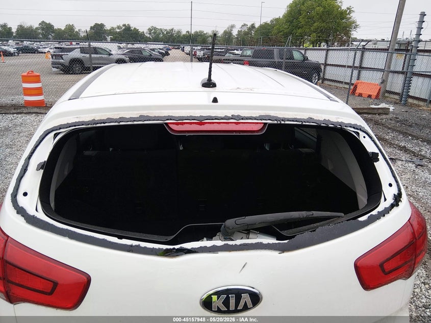 2016 Kia Sportage VIN KNDPB3AC4G7830064 IAAI salvage auction — HAIL, Clear (Missouri), sold $1,450 on 2026-07-30 (photo 6)
