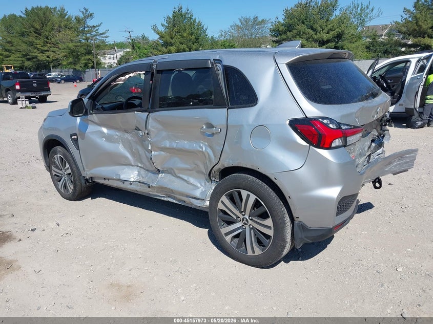 2021 Mitsubishi Outlander VIN JA4ARUAU1MU031222 IAAI salvage auction — LEFT SIDE, Salvage (New Jersey), sold $2,350 on 2026-07-21 (photo 3)