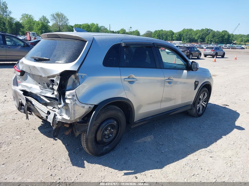2021 Mitsubishi Outlander VIN JA4ARUAU1MU031222 IAAI salvage auction — LEFT SIDE, Salvage (New Jersey), sold $2,350 on 2026-07-21 (photo 4)