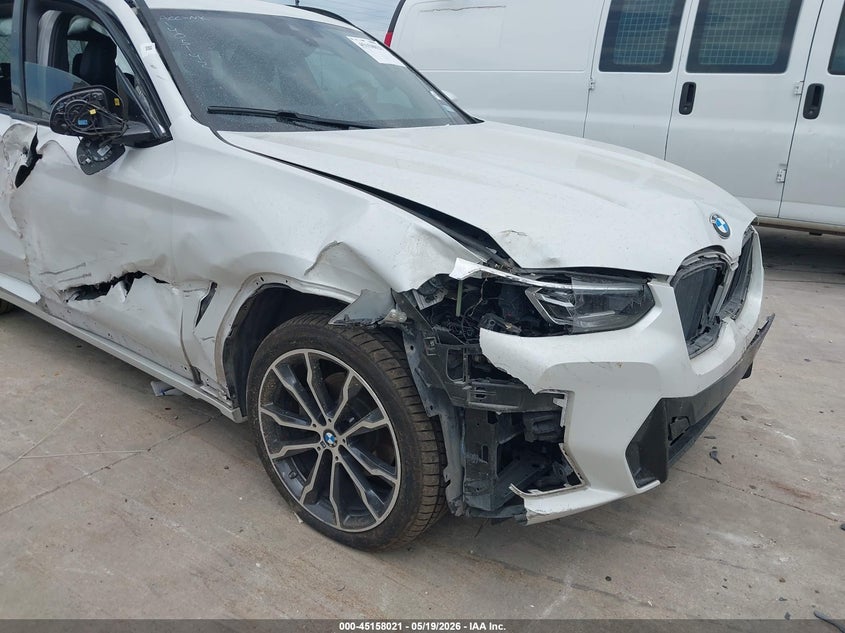 2022 BMW X3 VIN 5UX43DP08N9K07498 IAAI salvage auction — SIDE, Salvage (Texas), sold $4,400 on 2026-07-27 (photo 6)