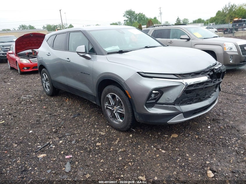 2023 Chevrolet Blazer VIN 3GNKBCR45PS169483 IAAI salvage auction — FRONT END, Salvage (Ohio), sold $5,100 on 2026-07-09 (photo 1)
