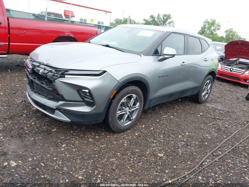 2023 Chevrolet Blazer VIN 3GNKBCR45PS169483 IAAI salvage auction — FRONT END, Salvage (Ohio), sold $5,100 on 2026-07-09 (photo 2)