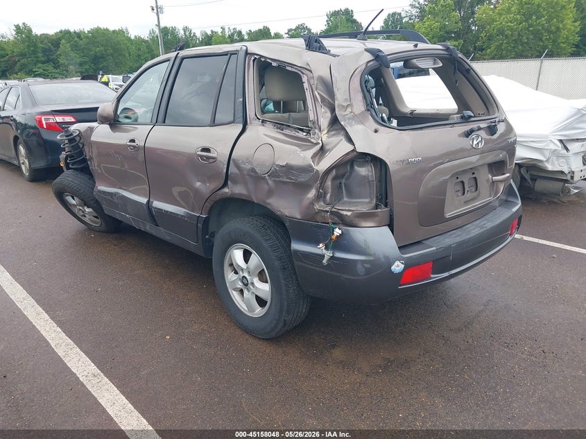 2006 Hyundai Santa fe VIN KM8SC13D26U070584 IAAI salvage auction — LEFT & RIGHT, Salvage (Mississippi), sold $25 on 2026-07-23 (photo 3)