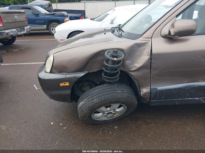 2006 Hyundai Santa fe VIN KM8SC13D26U070584 IAAI salvage auction — LEFT & RIGHT, Salvage (Mississippi), sold $25 on 2026-07-23 (photo 6)