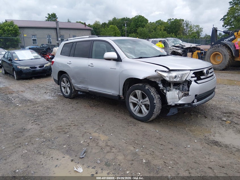 2012 Toyota Highlander VIN 5TDDK3EH5CS170478 IAAI salvage auction — RIGHT FRONT, Salvage (West Virginia), sold $3,350 on 2026-07-23 (photo 1)