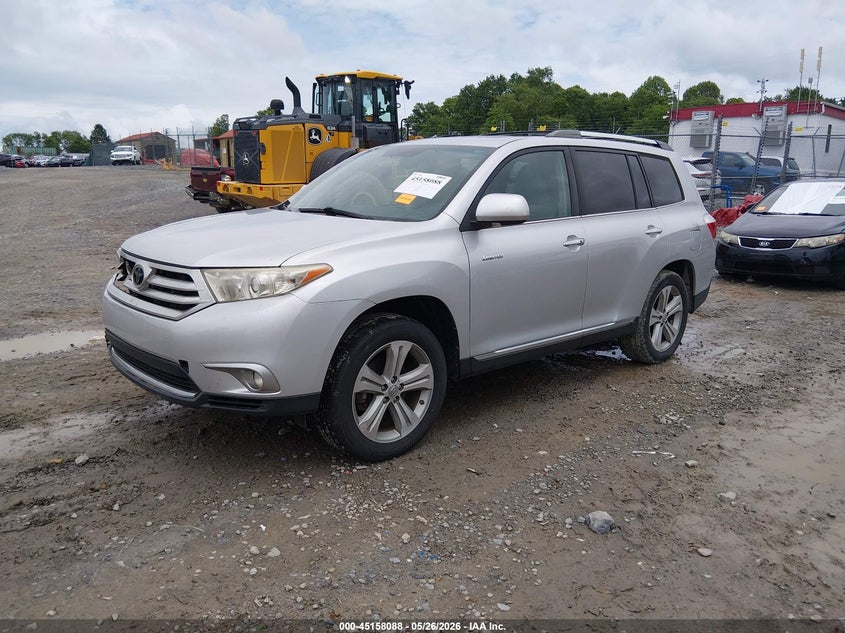 2012 Toyota Highlander VIN 5TDDK3EH5CS170478 IAAI salvage auction — RIGHT FRONT, Salvage (West Virginia), sold $3,350 on 2026-07-23 (photo 2)