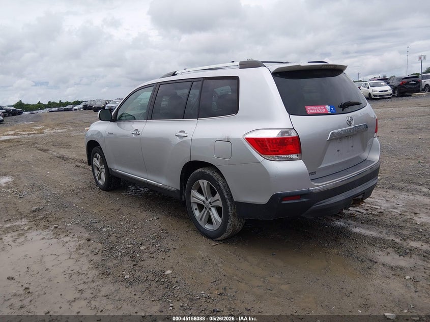 2012 Toyota Highlander VIN 5TDDK3EH5CS170478 IAAI salvage auction — RIGHT FRONT, Salvage (West Virginia), sold $3,350 on 2026-07-23 (photo 3)