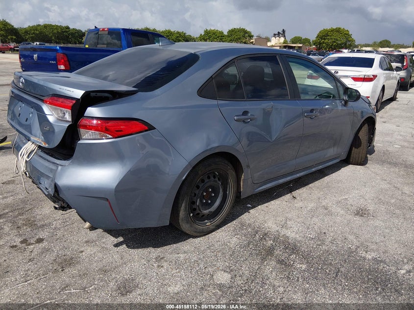 2021 Toyota Corolla VIN 5YFEPMAE3MP267776 IAAI salvage auction — REPOSSESSION, Rebuildable (Florida), sold $3,550 on 2026-07-09 (photo 4)