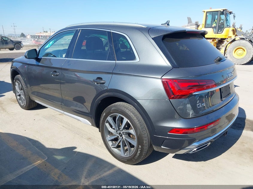 2023 Audi Q5 VIN WA1EAAFY8P2103536 IAAI salvage auction — FRONT END, Salvage (California), sold $13,300 on 2026-07-08 (photo 3)