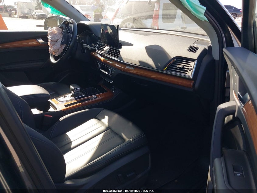 2023 Audi Q5 VIN WA1EAAFY8P2103536 IAAI salvage auction — FRONT END, Salvage (California), sold $13,300 on 2026-07-08 (photo 5)