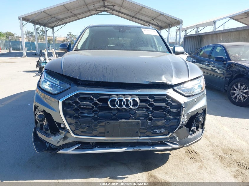 2023 Audi Q5 VIN WA1EAAFY8P2103536 IAAI salvage auction — FRONT END, Salvage (California), sold $13,300 on 2026-07-08 (photo 6)