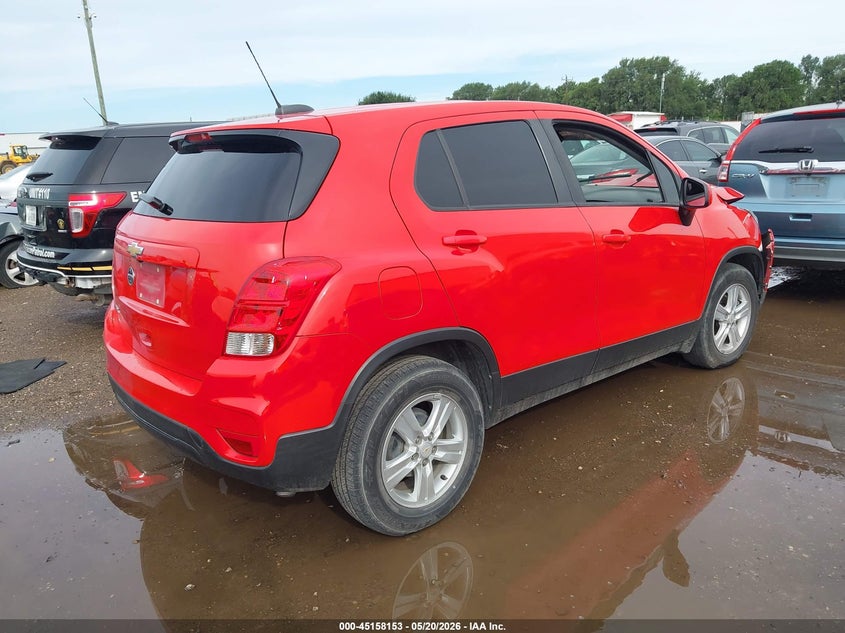 2020 Chevrolet Trax VIN KL7CJKSB1LB334435 IAAI salvage auction — FRONT END, Salvage (Texas), sold $1,050 on 2026-07-28 (photo 4)
